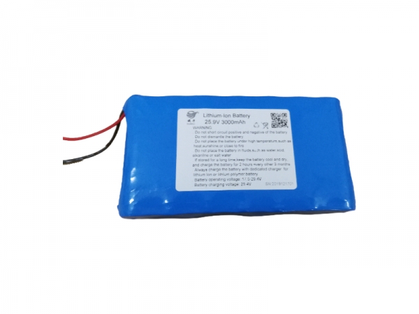 25.9V 3000mAh圆柱锂电池