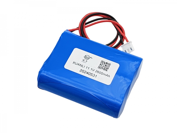 11.1V 2600mAh 18650 圆柱锂电-2pin
